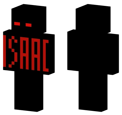 Red Text Monster Minecraft skin