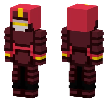 Red Train Skin Minecraft skin