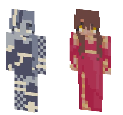 Red Tunic Knight Minecraft skin