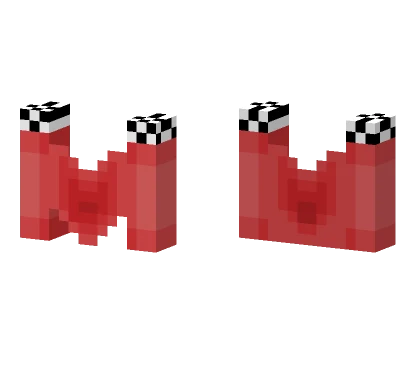 Red V-Neck Shirt Minecraft skin