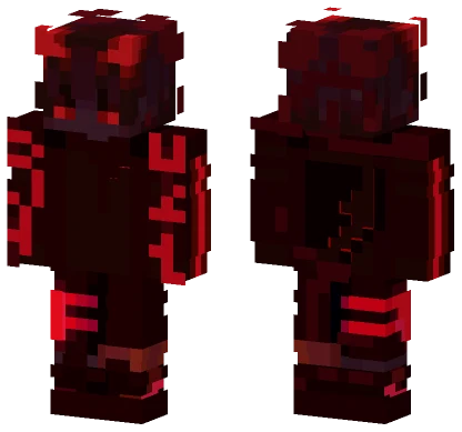 Red Villain Minecraft skin