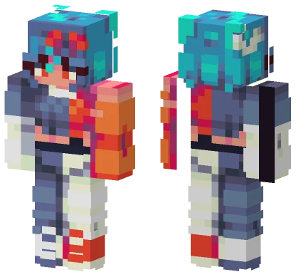 Red White And Blue Late SFA Minecraft skin