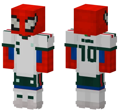 Red Spider Suit Minecraft skin