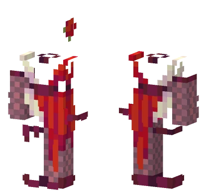Red White Prom Outfit Minecraft skin