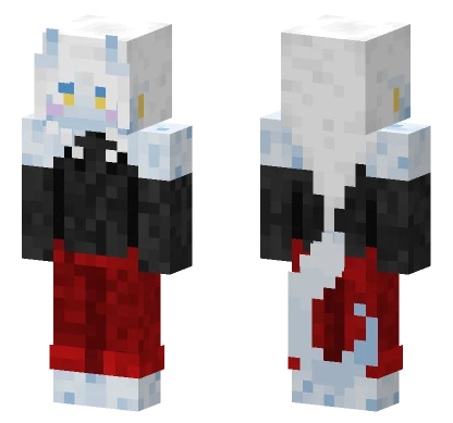 Red Winter Outfit Minecraft skin