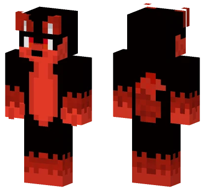 Red Wolf Minecraft skin