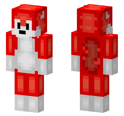 Red Wolf Revamped Minecraft skin