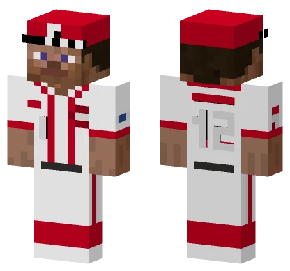 Reds Speedway Classic Minecraft skin
