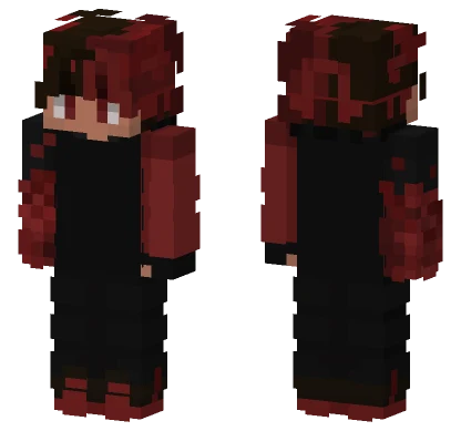 Redsflame Bloody Outfit Minecraft skin