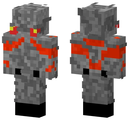 Redstone Golem Minecraft skin