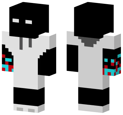 Refixed Dark Citizen Double Flame Minecraft skin