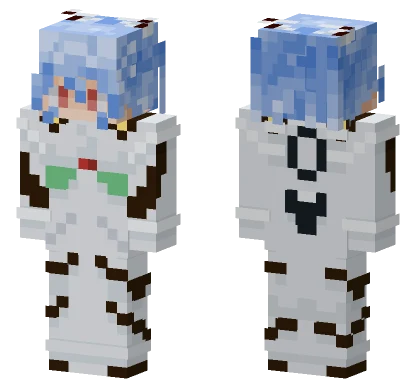 Rei Ayanami Minecraft skin