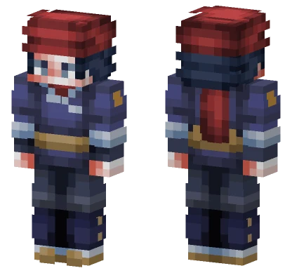 Rei School Uniform Minecraft skin