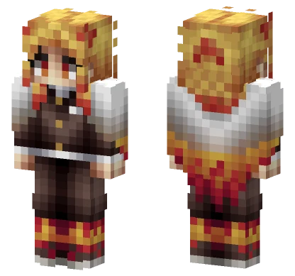 Rengoku Kyojuro Minecraft skin