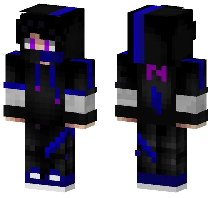 Repro Blue Hoodie Minecraft skin
