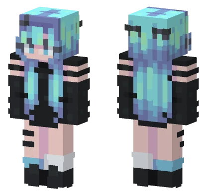 Retro Girl Minecraft skin