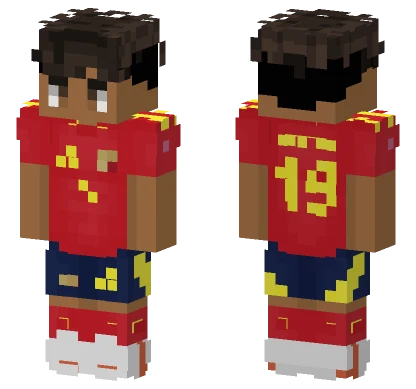 Retrtrert Red Jersey Minecraft skin