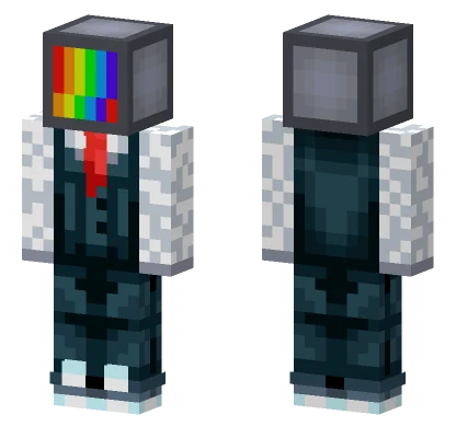 Revamped TV Man Minecraft skin