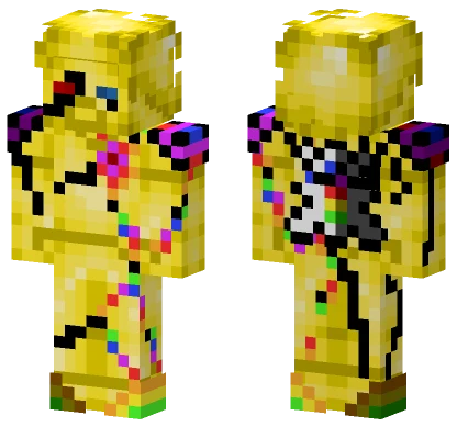 Reverse Nightmare Rainbow Minecraft skin