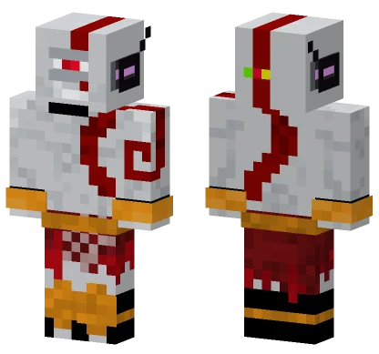 Rex05gamer New Kratos Minecraft skin
