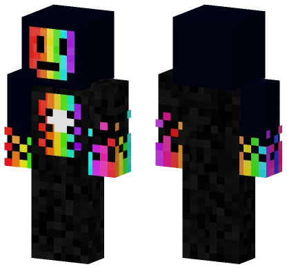 RGB TV Guy Thingie Minecraft skin