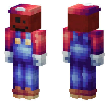 Rich Mario Minecraft skin