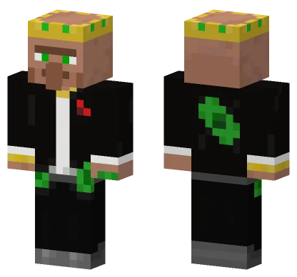 Rich Villager 2.0 Minecraft skin