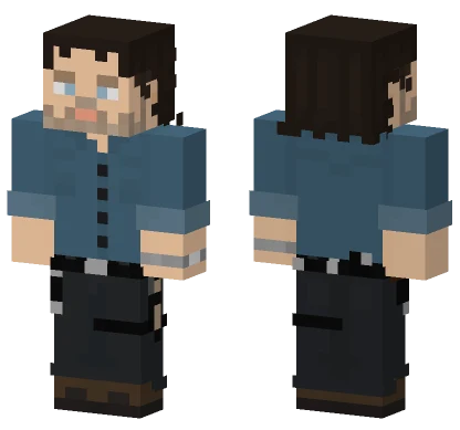 Rick Grimes Minecraft skin
