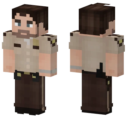 Rick Grimes Minecraft skin