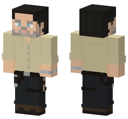 Rick Grimes Season 9 Minecraft skin