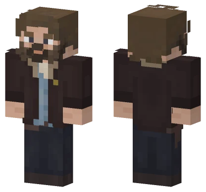 Rick Grimes The Walking Dead Minecraft skin