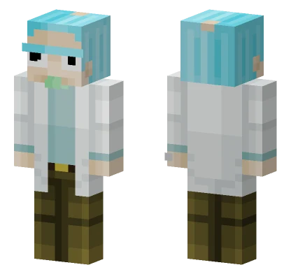 Rick Sanchez Minecraft skin