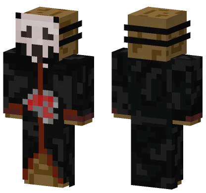 Rigby Akatsuki Ghost Face Minecraft skin