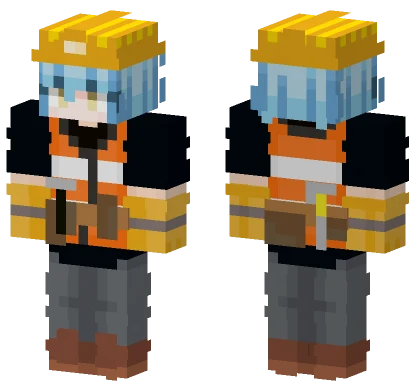 Rimuru Construction Minecraft skin