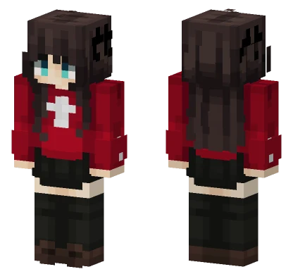 Rin Tohsaka Minecraft skin
