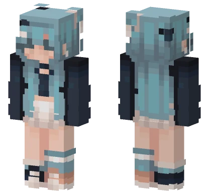 Riversrc e Girl Minecraft skin