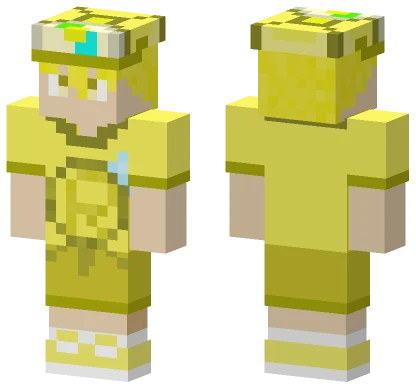 Ro02hero Yellow Outfit Minecraft skin