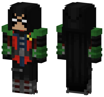 Robin Damian Wayne Injustice 2 Minecraft skin