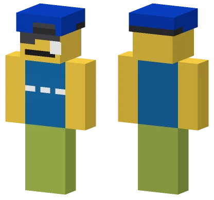 Roblox Forsaken Nooby Skin Minecraft skin