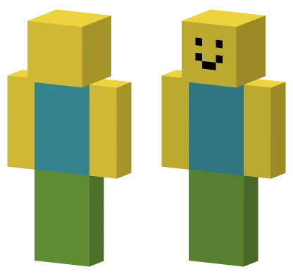 Roblox Noob Minecraft skin