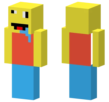 Roblox Noob Better Minecraft skin