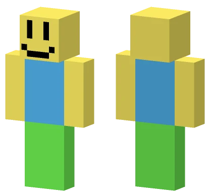 Roblox Noob Minecraft skin