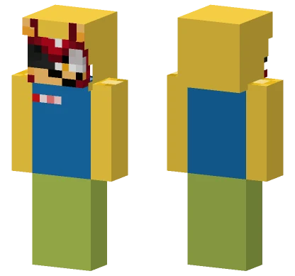 Roblox Noob Costume Minecraft skin