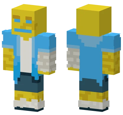 Robtop Geometry Dash Minecraft skin
