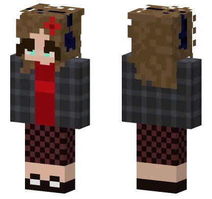 Rocker Girl Minecraft skin