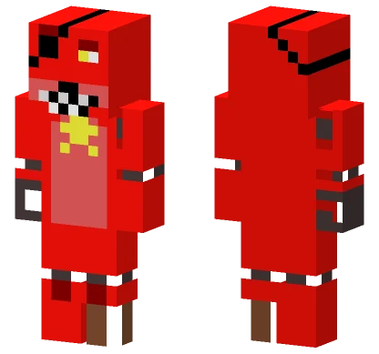 Rockstar Foxy Minecraft skin