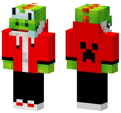 Rogerplay Red Hoodie Minecraft skin