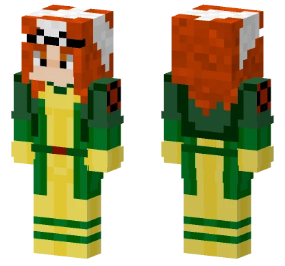 Rogue X-Men Minecraft skin