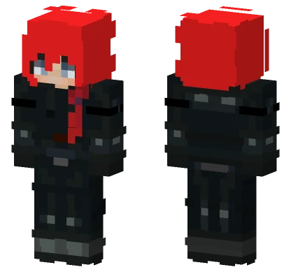 Rollergqrl Black Widow Minecraft skin
