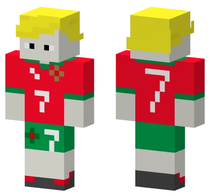 Ronaldo Fan Minecraft skin